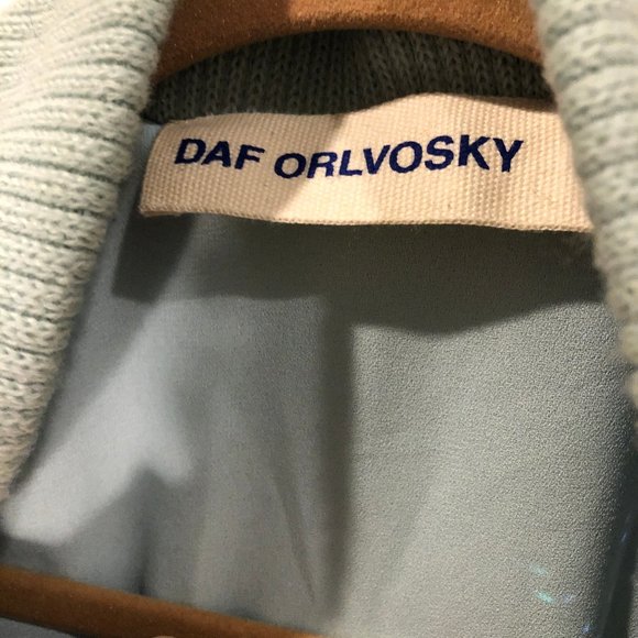 DAF ORLVOSKY Premium Streetwear INCREDIBLE green sequin bomber jacket XL - Picture 2 of 4